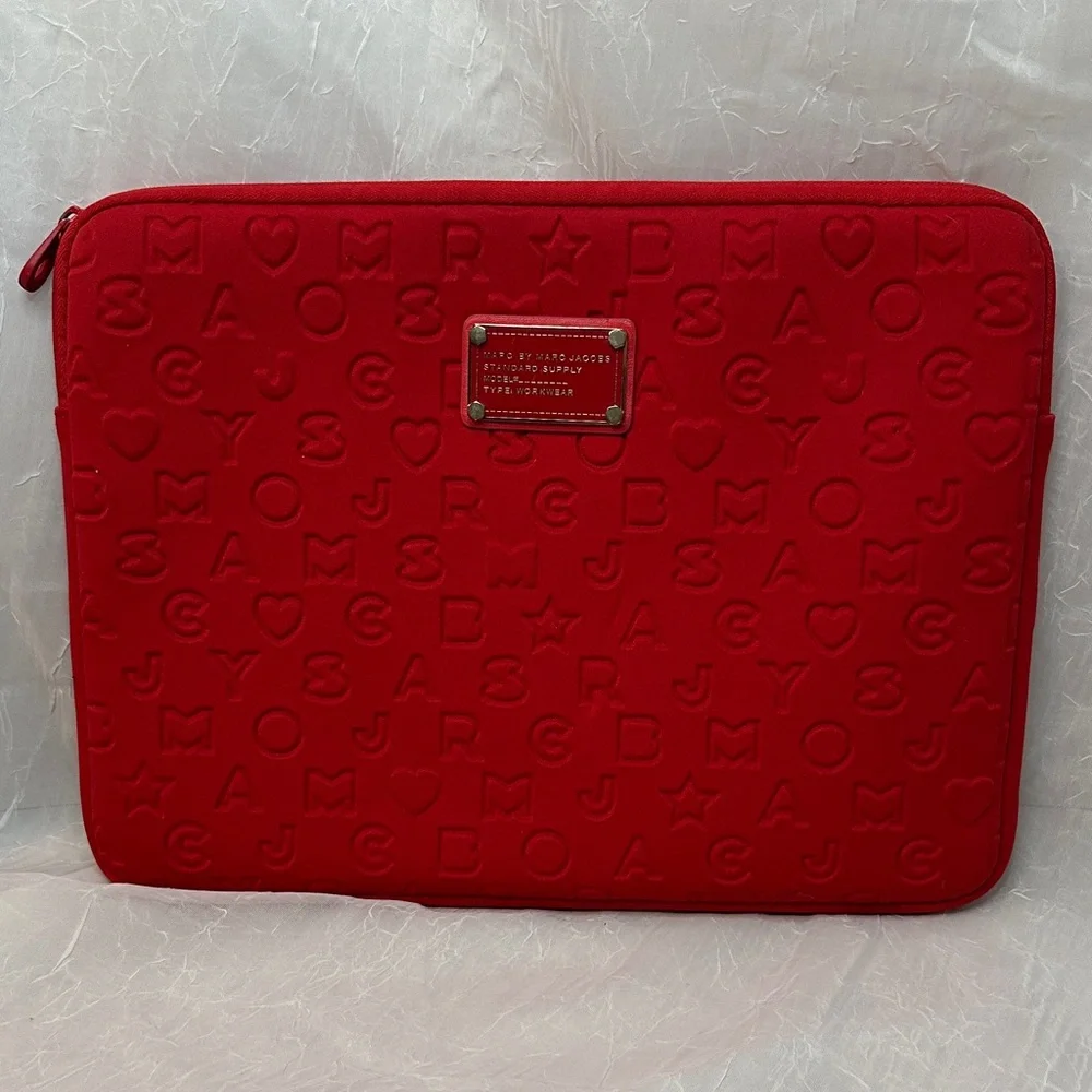 Marc by Marc Jacobs Scarlet Red Laptop Sleeve